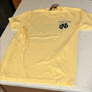 Blue 84 Notre Dame Yellow Short Sleeve Tee